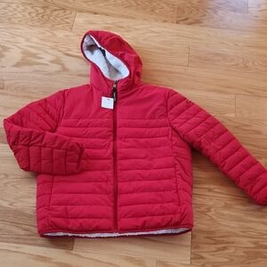 Calvin Klein Infinite stretch water resistant jacket Red Large NWT
